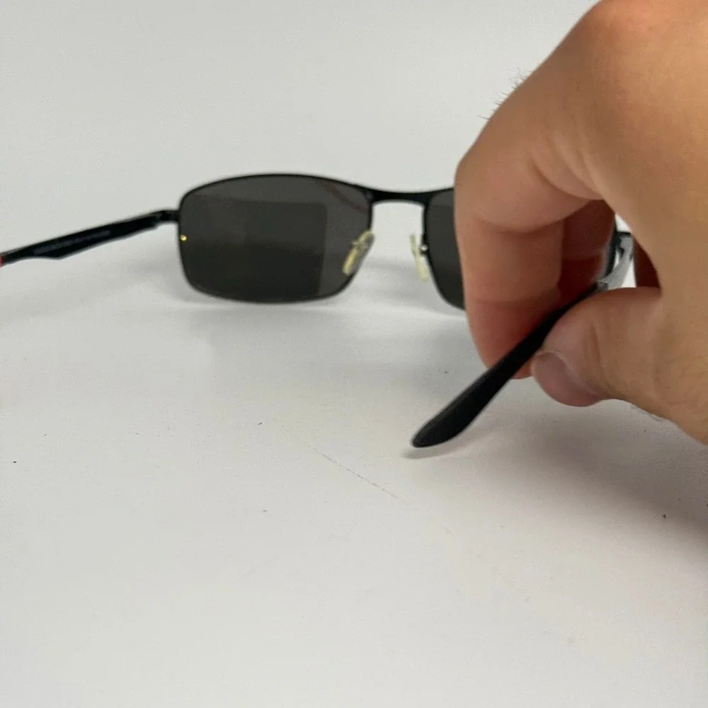 Carrera 8012/S 003M9 Matte Black Polarized Rectangular Sunglasses 60-17-140